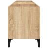 Stylish Sonoma Oak Record Cabinet - 121x38x48 cm