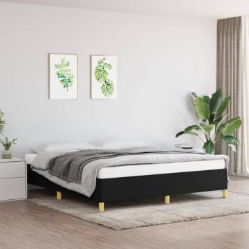 Black Bed Frame 180x200 cm Super King - Stylish & Durable