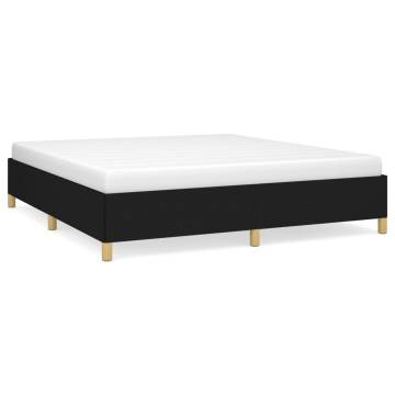 Black Bed Frame 180x200 cm Super King - Stylish & Durable