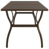 Stylish Brown Garden Table - 190x80 cm | Hipomarket