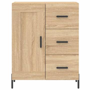 Stylish Highboard Sonoma Oak - 69.5x34x180 cm | Hipomarket