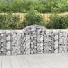 Arched Gabion Baskets 14 pcs 200x50x100/120 cm Galvanised Iron Size 200 x 50 x 100/120 cm Quantity in Package 14 