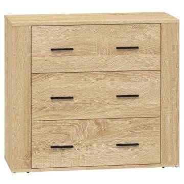 Sonoma Oak Sideboards - 2 pcs Durable Engineered Wood