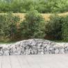 Arched Gabion Baskets 10 pcs 400x50x40/60 cm Galvanised Iron Size 400 x 50 x 40/60 cm Quantity in Package 10 