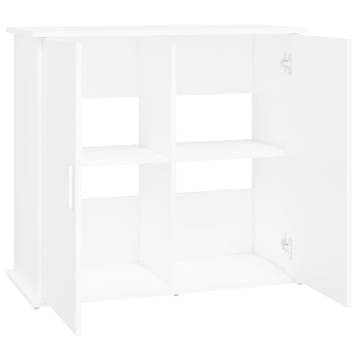 White Aquarium Stand 81x36x73 cm - Durable & Stylish