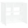 White Aquarium Stand 81x36x73 cm - Durable & Stylish