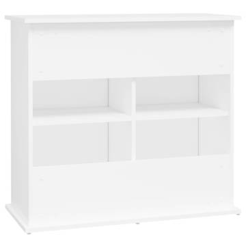 White Aquarium Stand 81x36x73 cm - Durable & Stylish