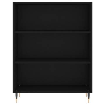 Stylish Highboard Black 69.5x34x180 cm | Hipomarket