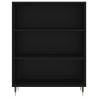 Stylish Highboard Black 69.5x34x180 cm | Hipomarket