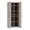 Keter Multi-purpose Storage Cabinet - Groove Beige & Sand