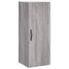 Stylish Highboard Grey Sonoma | 34.5x34x180 cm