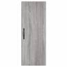 Stylish Highboard Grey Sonoma | 34.5x34x180 cm