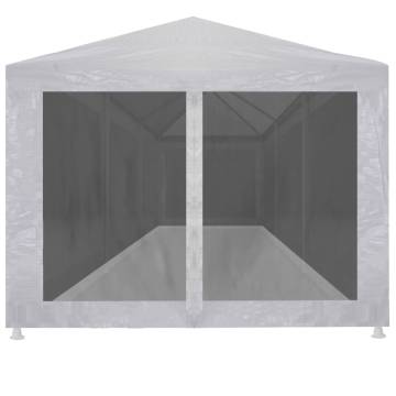 Party Tent with 8 Mesh Sidewalls 9x3m - Outdoor Events