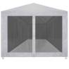 Party Tent with 8 Mesh Sidewalls 9x3m - Outdoor Events