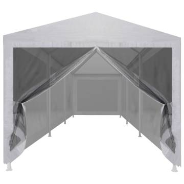 Party Tent with 8 Mesh Sidewalls 9x3m - Outdoor Events