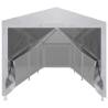 Party Tent with 8 Mesh Sidewalls 9x3m - Outdoor Events