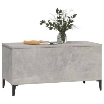 Concrete Grey Coffee Table - Stylish & Functional Design