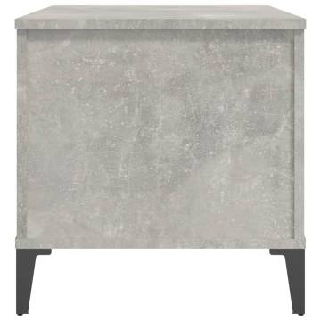 Concrete Grey Coffee Table - Stylish & Functional Design