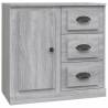 3 pcs Grey Sonoma Engineered Wood Sideboards | HipoMarket