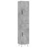 Highboard Concrete Grey - Stylish & Durable Storage Solution