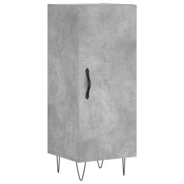 Highboard Concrete Grey - Stylish & Durable Storage Solution