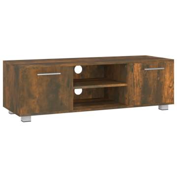 Stylish Smoked Oak TV Cabinet - 110x40x35 cm | HipoMarket