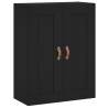 Stylish Highboard Black 69.5x34x180 cm - Hipomarket UK