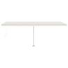 Cream Freestanding Manual Retractable Awning 600x300 cm