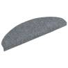 Self-Adhesive Stair Mats - 10 pcs Light Grey | HipoMarket