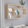 Wall Shelf Sonoma Oak 104x20x58.5 cm Engineered Wood Colour sonoma oak Quantity in Package 1 Number of Pieces 