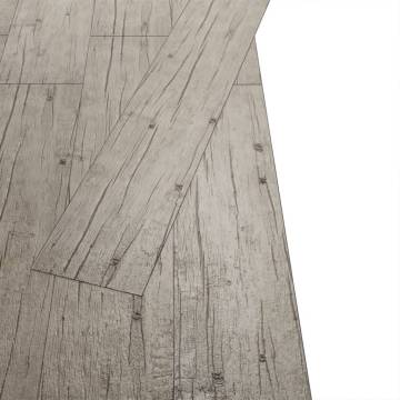 Non Self-Adhesive PVC Flooring Planks - Light Grey - 4.46 m²