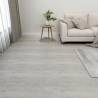 Self-Adhesive PVC Flooring Planks - Light Grey - 20 pcs