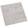 Self-Adhesive PVC Flooring Planks - Light Grey - 20 pcs