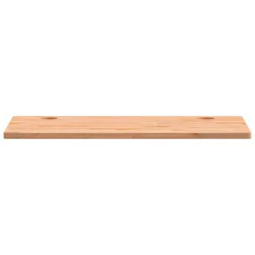 Solid Beech Desk Top 110x60 cm - Natural & Durable | Hipomarket