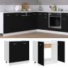 Sink Bottom Cabinet Black 80x46x81.5 cm | Durable Storage Solution