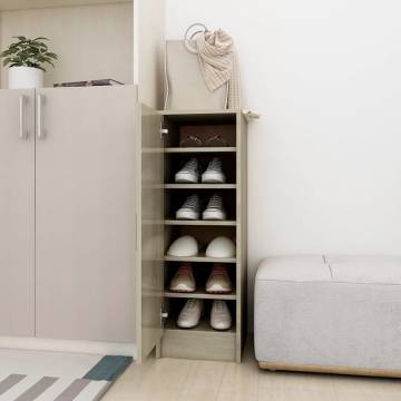 Shoe Cabinet Sonoma Oak - Stylish Storage Solution