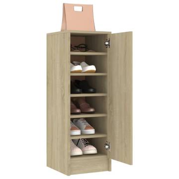 Shoe Cabinet Sonoma Oak - Stylish Storage Solution