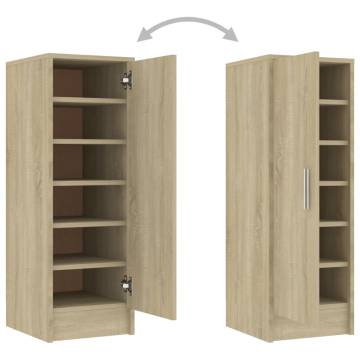 Shoe Cabinet Sonoma Oak - Stylish Storage Solution