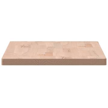 Solid Wood Beech Bathroom Countertop 80x40 cm | Hipomarket