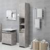 Concrete Grey Bathroom Cabinet - 30x30x183.5 cm | Hipo Market