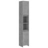 Concrete Grey Bathroom Cabinet - 30x30x183.5 cm | Hipo Market