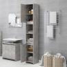 Concrete Grey Bathroom Cabinet - 30x30x183.5 cm | Hipo Market