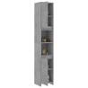 Concrete Grey Bathroom Cabinet - 30x30x183.5 cm | Hipo Market