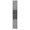 Concrete Grey Bathroom Cabinet - 30x30x183.5 cm | Hipo Market