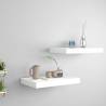 Floating Wall Shelves 2 pcs White 40x23x3.8 cm MDF Colour white Size 40 x 23 x 3.8 cm Quantity in Package 2 Number of Pieces 1 