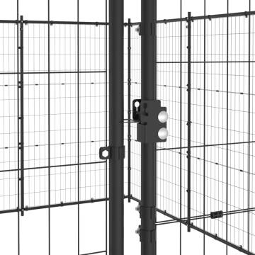 Outdoor Dog Kennel Steel 24.2 m² - Secure & Durable