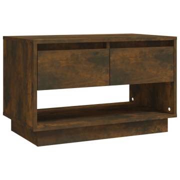 Stylish TV Cabinet in Smoked Oak | 70x41x44 cm | HipoMarket