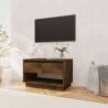 Stylish TV Cabinet in Smoked Oak | 70x41x44 cm | HipoMarket