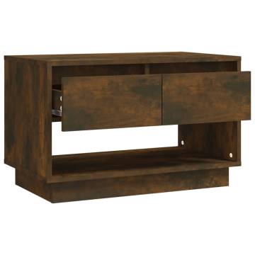 Stylish TV Cabinet in Smoked Oak | 70x41x44 cm | HipoMarket