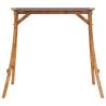 Swing Frame with Anthracite Roof - Bent Wood Teak Finish